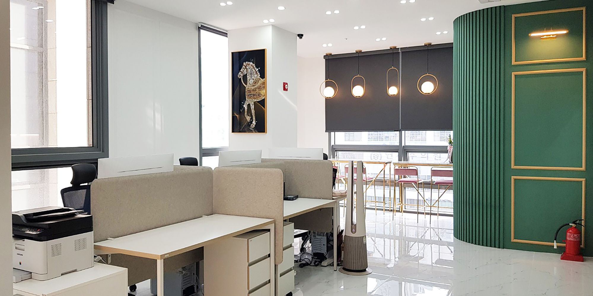 [사무실] 모던한 디자인으로 집중력을 높이는 사무실 인테리어